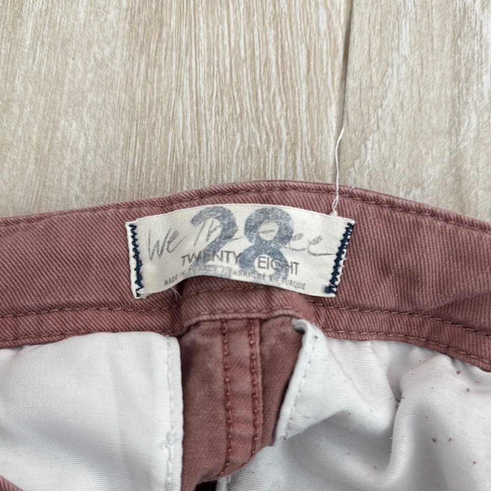 Free People mauve mini cargo skirt - size 28 - Picture 5 of 5